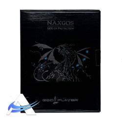 God Player Luxury Zippered Binder - Naxgos, Il Dio della Protezione - Nero