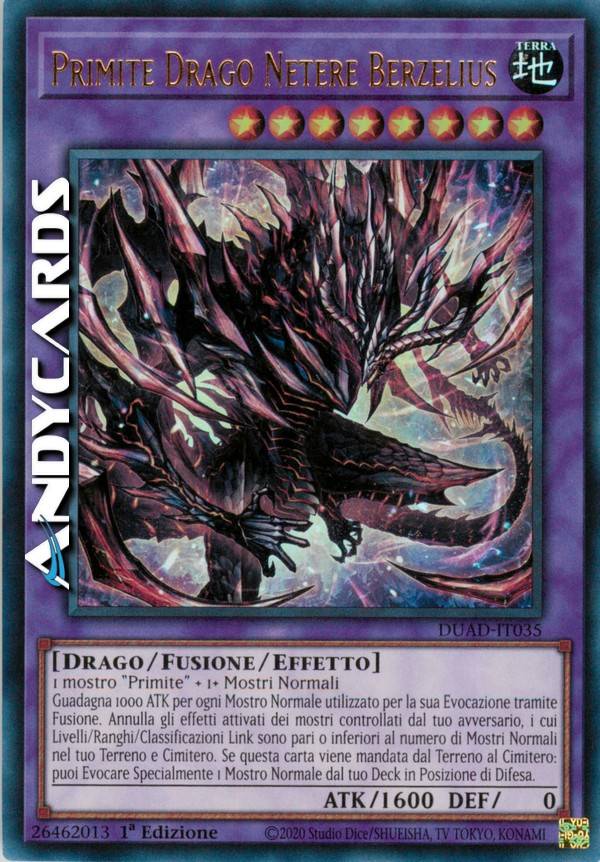 Primite Dragon Nether Berzelius | AndyCards Srl