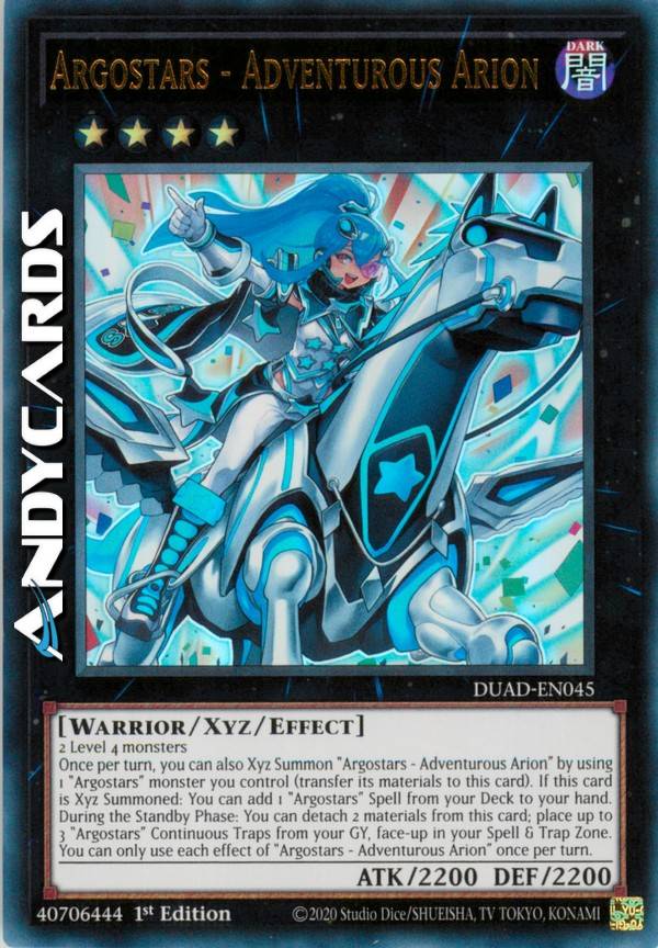 Argostars - Adventurous Arion | AndyCards Srl