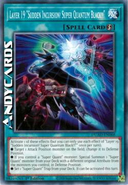 Strato 19 "Incursione Improvvisa! Super Quantum Nero!!"