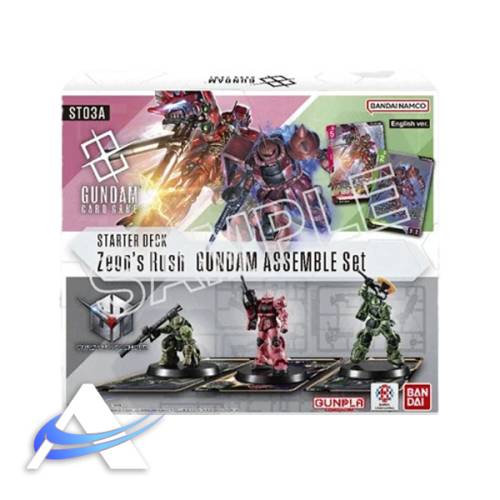 Assemble Starter Deck Gundam Card Game - ST03A Zeon's Rush