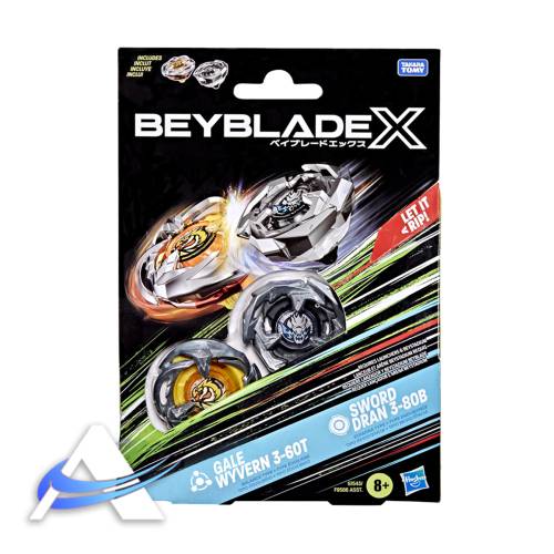 Beyblade X - Double Pack - Gale Wyvern 3-60T + Sword Dran 3-80B