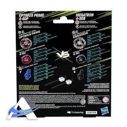 Beyblade X - TRANSFORMERS - Double Pack - Optimus Prime 4-60P + Megatron 4-80B