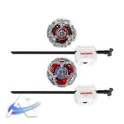 Beyblade X - TRANSFORMERS - Double Pack - Optimus Prime 4-60P + Megatron 4-80B