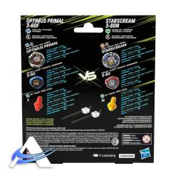 Beyblade X - TRANSFORMERS - Double Pack - Optimus Primal 3-60F + Starscream 3-80N