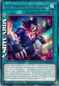 K9-LC Rimozione della Restrizione