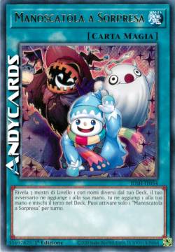 MANOSCATOLA A SORPRESA