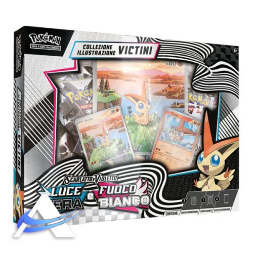 Collezione Illustrazione - Luce Nera & Fuoco Bianco - Victini - IT