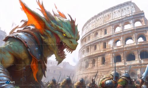 Playmat Andy Art - Colosseum Assault