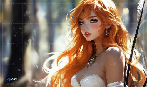 Tappetino Andy Art - Thadiph Ular la Cacciatrice