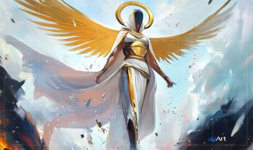 Tappetino Andy Art - Yulille l'Angelo Distruttore