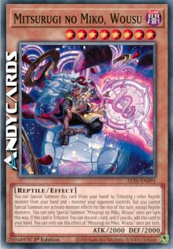 Mitsurugi no Miko, Wousu