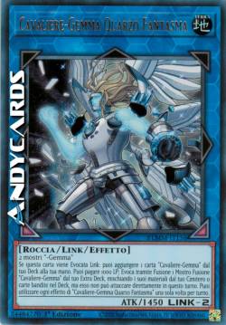 CAVALIERE-GEMMA QUARZO FANTASMA