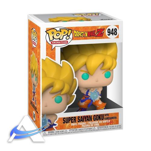 Funko POP! Animation - Dragon Ball Z Super Saiyan Goku con Kamehameha (9 cm) - 948