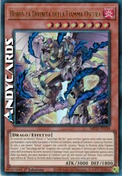 Horus la Divinità della Fiamma Oscura