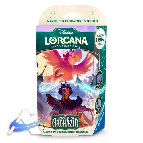 Starter Deck Disney Lorcana L'Isola di Archazia - Ametista & Acciaio - IT