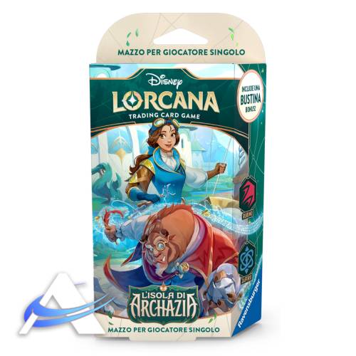 Starter Deck Disney Lorcana L'Isola di Archazia - Rubino & Zaffiro - IT