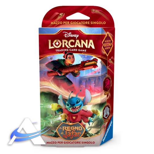 Starter Deck Disney Lorcana Il Regno di Jafar - Rubino & Acciaio - IT