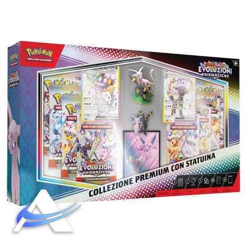 Collezione Premium con Statuina - Evoluzioni Prismatiche - Umbreon & Espeon - IT
