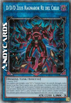 D/D/D Zeus Ragnarok Re del Cielo