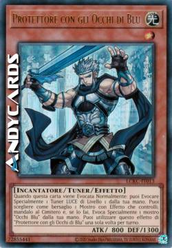 PROTETTORE CON GLI OCCHI DI BLU