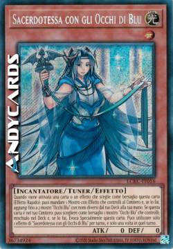 SACERDOTESSA CON GLI OCCHI DI BLU