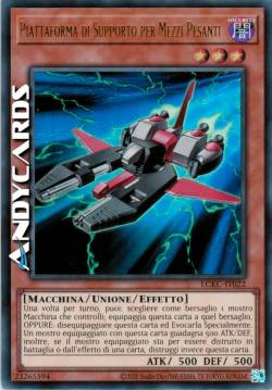 PIATTAFORMA DI SUPPORTO PER MEZZI PESANTI