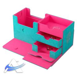 Gamegenic - The Academic 133+ XL TOLARIAN EDITION - Deck Box - Teal / Pink