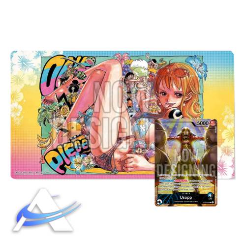 Playmat One Piece - Limited Edition Vol.3 - Nami & Promo Card Usopp - EN