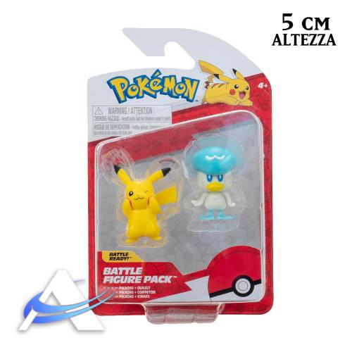 Mini Figure Jazwares - Battle Figure Pack - Pikachiu & Quaxly (5 cm)