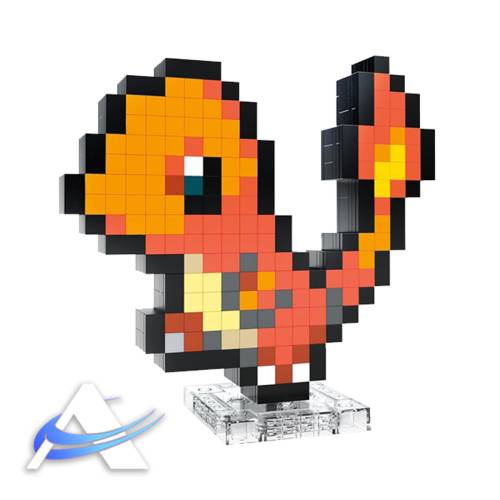 Pokémon MEGA Construction Set - Charmander - Pixel Art