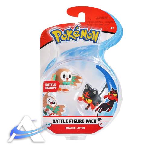 Pokémon Battle Figure Pack WCT - Rowlet & Litten