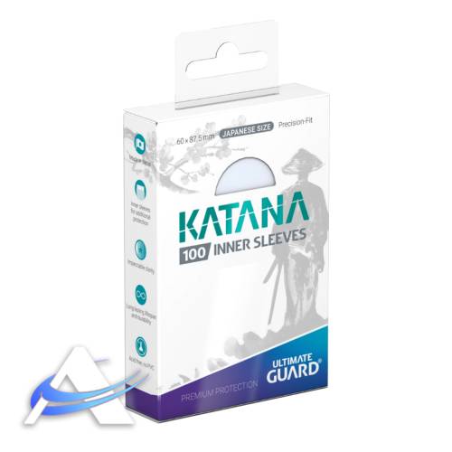 Ultimate Guard Katana Inner Sleeves - Japanese Size - Transparent (100)