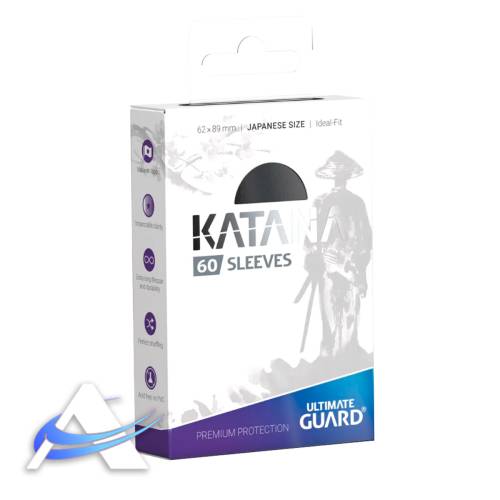 Ultimate Guard Katana Sleeves - Japanese Size - Black (60)