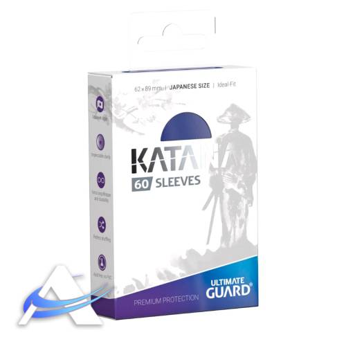 Ultimate Guard Katana Sleeves - Japanese Size - Blue (60)