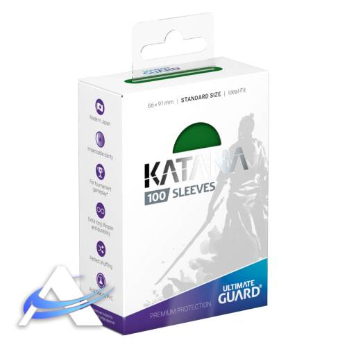 Ultimate Guard - Katana Sleeves - Standard Size - Verde (100)