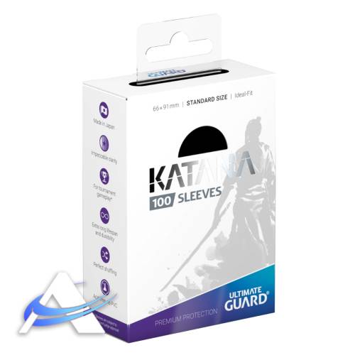 Ultimate Guard - Katana Sleeves - Standard Size - Black (100)