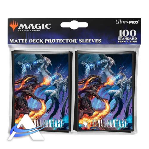 Ultra PRO Protective Sleeve - Final Fantasy - Bahamut and Ifrit