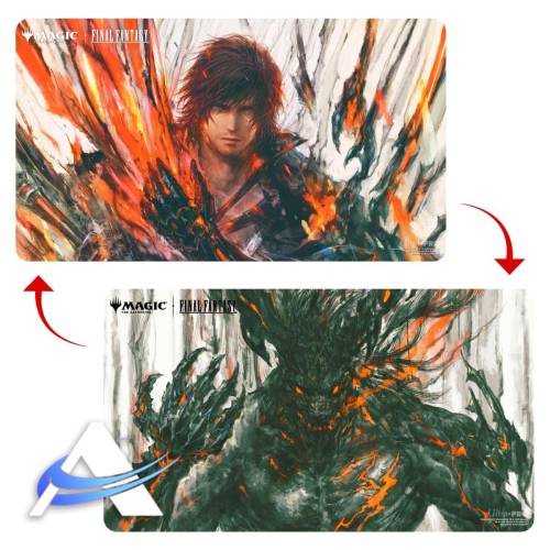 Ultra PRO Playmat - Final Fantasy - Double: Clive, Ifrit’s Dominant / Ifrit, Warden of Inferno