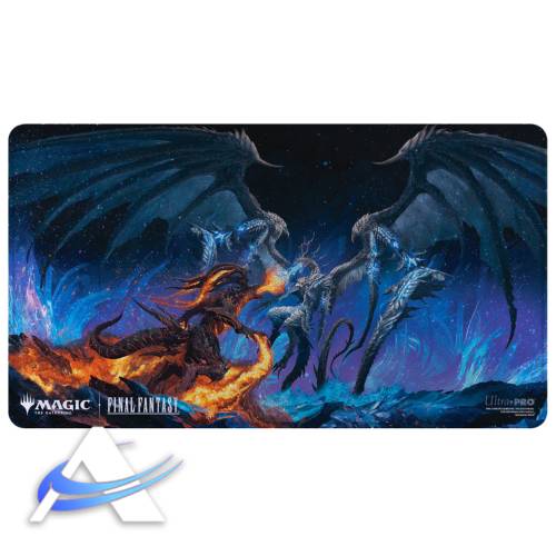 Playmat Ultra PRO - Final Fantasy - Holofoil: Bahamut and Ifrit