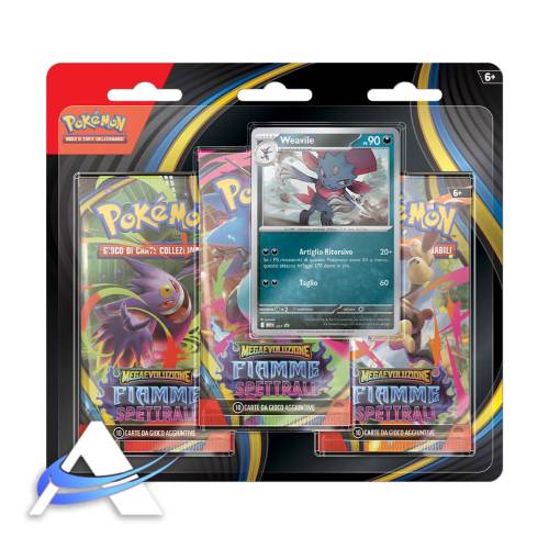 Blister da 3 Buste - Fiamme Spettrali - Weavile - IT