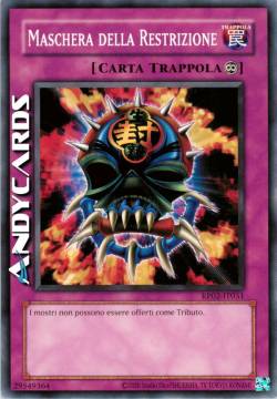 MASCHERA DELLA RESTRIZIONE