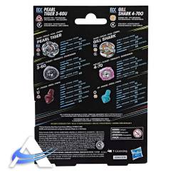 Beyblade X - Double Pack - Pearl Tiger 3-60U + Gill Shark 4-70O