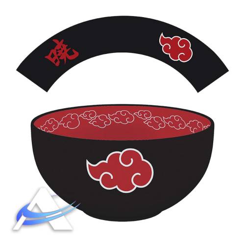 NARUTO SHIPPUDEN - Bowl - 600 ml - "Akatsuki"