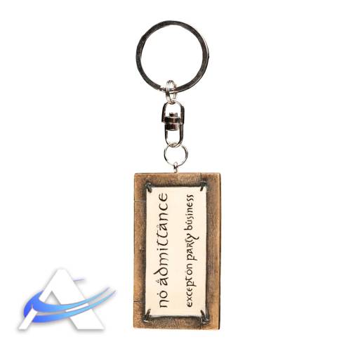 IL SIGNORE DEGLI ANELLI - Portachiavi - Vietato l'accesso (6cm)