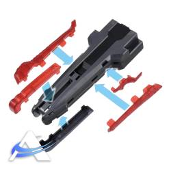 Beyblade X - BX-41 Rubber Custom Grip (Red Version)