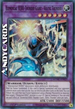 Gigante del Tuono EROE Elementale - Tuono Voltaico