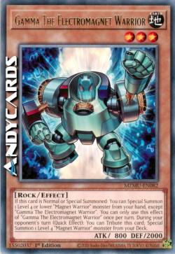GAMMA THE ELECTROMAGNET WARRIOR