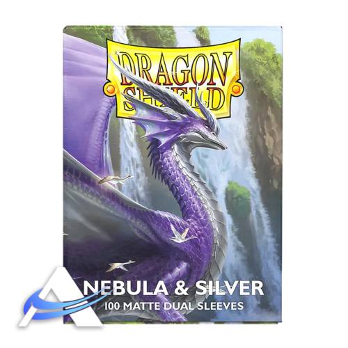 Bustine Protettive Standard Dragon Shield - DUAL MATTE Nebula & Silver