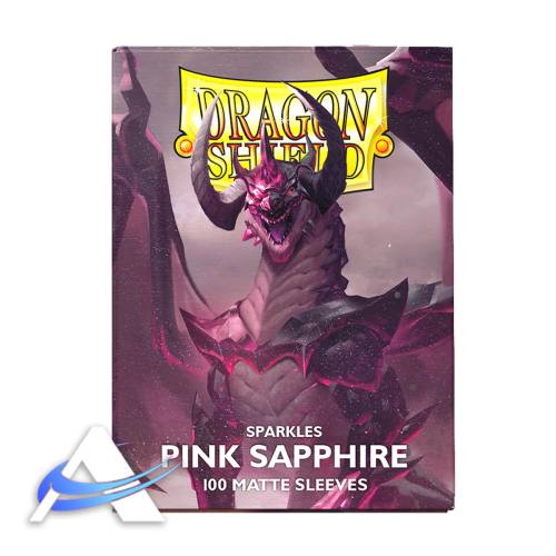 Bustine Protettive Standard Dragon Shield - MATTE Sparkles Pink Sapphire